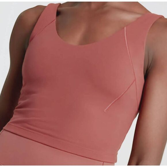 CALIA Tank Top Women's XS Rose Pink Inspire Built in Bra Cropped Athletic - Picture 1 of 5
